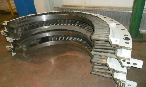 Complete revamping stator parts of 40 MW steam turbine