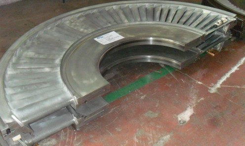 Complete revamping stator parts of 60 MW steam turbine